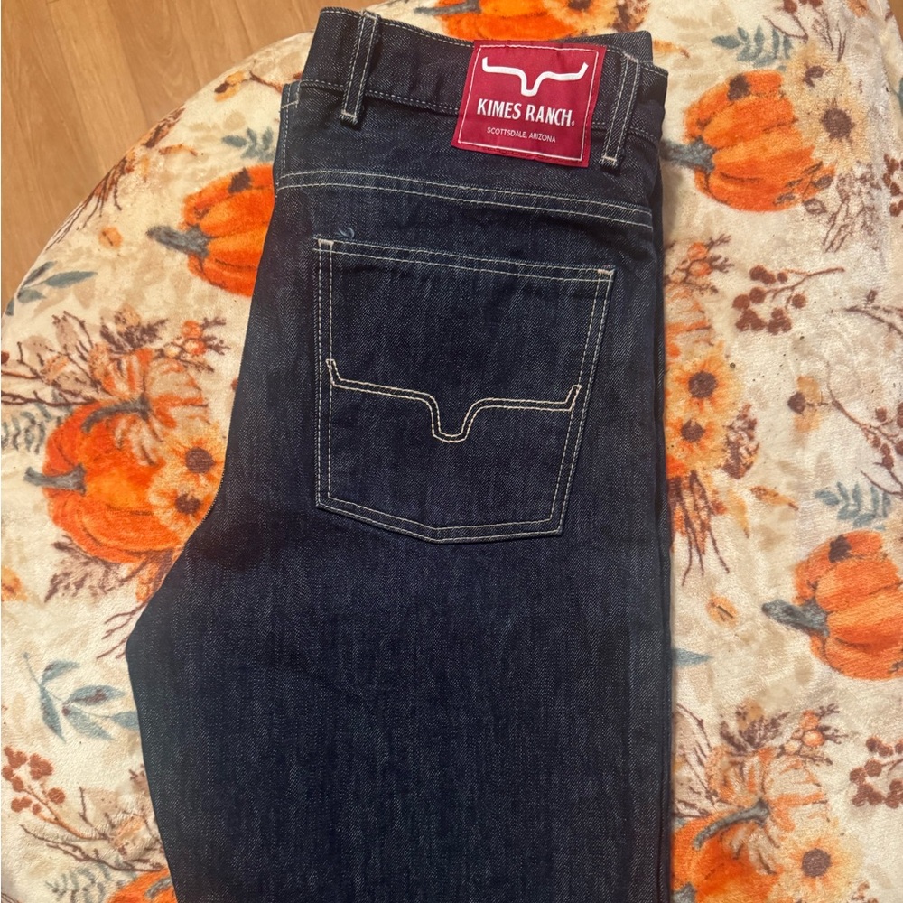 Kimes Ranch Jeans with Red Logo Patch